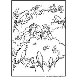 Disegno da colorare: Tarzan (Film animati) #131111 - Pagine da Colorare Stampabili Gratuite