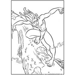 Disegno da colorare: Tarzan (Film animati) #131115 - Pagine da Colorare Stampabili Gratuite