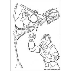 Disegno da colorare: Tarzan (Film animati) #131119 - Pagine da Colorare Stampabili Gratuite