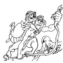 Disegno da colorare: Tarzan (Film animati) #131170 - Pagine da Colorare Stampabili Gratuite