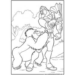 Disegno da colorare: Tarzan (Film animati) #131180 - Pagine da Colorare Stampabili Gratuite