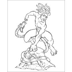 Disegno da colorare: Tarzan (Film animati) #131182 - Pagine da Colorare Stampabili Gratuite