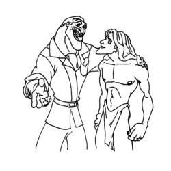 Disegno da colorare: Tarzan (Film animati) #131187 - Pagine da Colorare Stampabili Gratuite