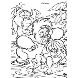 Disegno da colorare: Tarzan (Film animati) #131196 - Pagine da Colorare Stampabili Gratuite