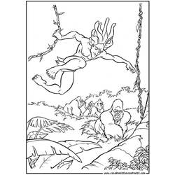 Disegno da colorare: Tarzan (Film animati) #131212 - Pagine da Colorare Stampabili Gratuite