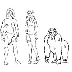 Disegno da colorare: Tarzan (Film animati) #131273 - Pagine da Colorare Stampabili Gratuite