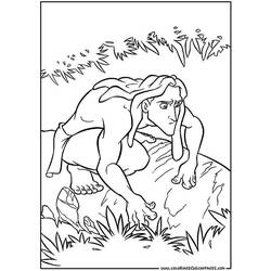 Disegno da colorare: Tarzan (Film animati) #131275 - Pagine da Colorare Stampabili Gratuite