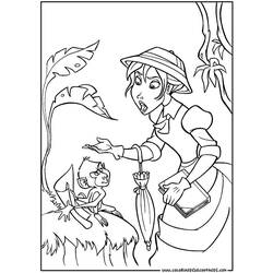 Disegno da colorare: Tarzan (Film animati) #131288 - Pagine da Colorare Stampabili Gratuite