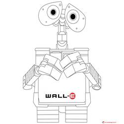 Disegno da colorare: Wall-E (Film animati) #131991 - Pagine da Colorare Stampabili Gratuite