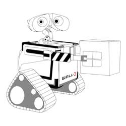 Disegno da colorare: Wall-E (Film animati) #132023 - Pagine da Colorare Stampabili Gratuite