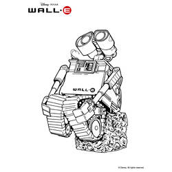 Disegno da colorare: Wall-E (Film animati) #132052 - Pagine da Colorare Stampabili Gratuite