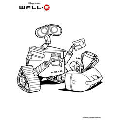 Disegno da colorare: Wall-E (Film animati) #132081 - Pagine da Colorare Stampabili Gratuite
