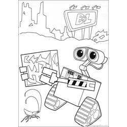 Disegno da colorare: Wall-E (Film animati) #132138 - Pagine da Colorare Stampabili Gratuite