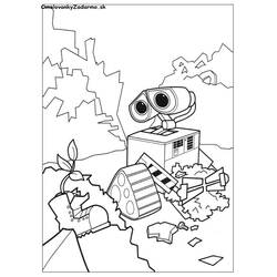 Disegno da colorare: Wall-E (Film animati) #132189 - Pagine da Colorare Stampabili Gratuite