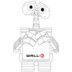 Disegno da colorare: Wall-E (Film animati) #132237 - Pagine da Colorare Stampabili Gratuite