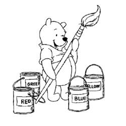 Disegno da colorare: Winnie the Pooh (Film animati) #28638 - Pagine da Colorare Stampabili Gratuite