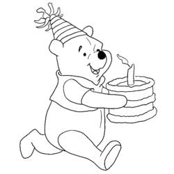 Disegno da colorare: Winnie the Pooh (Film animati) #28812 - Pagine da Colorare Stampabili Gratuite