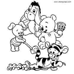Disegno da colorare: Winnie the Pooh (Film animati) #28821 - Pagine da Colorare Stampabili Gratuite