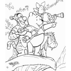 Disegno da colorare: Winnie the Pooh (Film animati) #28926 - Pagine da Colorare Stampabili Gratuite
