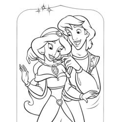 Disegni da colorare: Aladdin - Pagine da Colorare Stampabili Gratuite