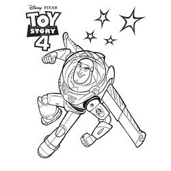 Disegni da colorare: Buzz Lightyear - Pagine da Colorare Stampabili Gratuite