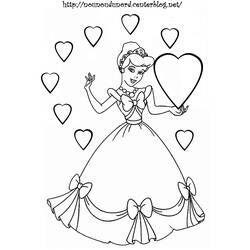 Disegni da colorare: Cenerentola - Pagine da Colorare Stampabili Gratuite