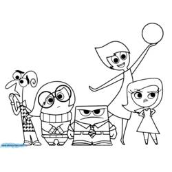 Disegni da colorare: Inside Out - Pagine da Colorare Stampabili Gratuite