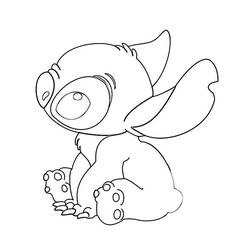 Disegni da colorare: Lilo e Stitch - Pagine da Colorare Stampabili Gratuite