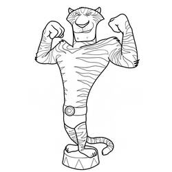 Disegni da colorare: Madagascar (Animato) - Pagine da Colorare Stampabili Gratuite