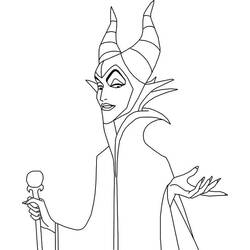 Disegni da colorare: Maleficent (Disney) - Pagine da Colorare Stampabili Gratuite