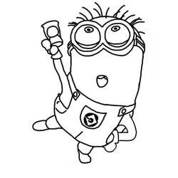 Disegni da colorare: Minions - Pagine da Colorare Stampabili Gratuite