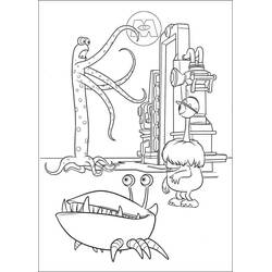 Disegni da colorare: Monsters University - Pagine da Colorare Stampabili Gratuite