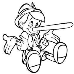 Disegni da colorare: Pinocchio - Pagine da Colorare Stampabili Gratuite