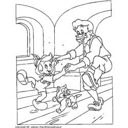 Disegno da colorare: Pinocchio (Film di Animazione) #132244 - Pagine da Colorare Stampabili Gratuite