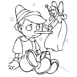 Disegno da colorare: Pinocchio (Film di Animazione) #132250 - Pagine da Colorare Stampabili Gratuite
