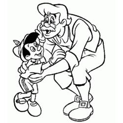 Disegno da colorare: Pinocchio (Film di Animazione) #132251 - Pagine da Colorare Stampabili Gratuite