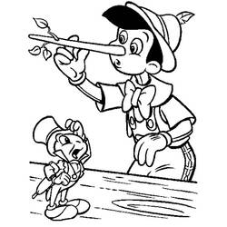 Disegno da colorare: Pinocchio (Film di Animazione) #132252 - Pagine da Colorare Stampabili Gratuite