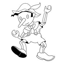Disegno da colorare: Pinocchio (Film di Animazione) #132255 - Pagine da Colorare Stampabili Gratuite
