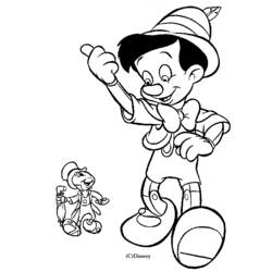 Disegno da colorare: Pinocchio (Film di Animazione) #132259 - Pagine da Colorare Stampabili Gratuite