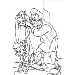 Disegno da colorare: Pinocchio (Film di Animazione) #132261 - Pagine da Colorare Stampabili Gratuite