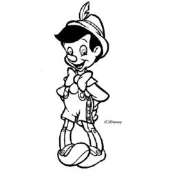 Disegno da colorare: Pinocchio (Film di Animazione) #132262 - Pagine da Colorare Stampabili Gratuite