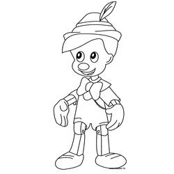 Disegno da colorare: Pinocchio (Film di Animazione) #132269 - Pagine da Colorare Stampabili Gratuite