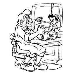 Disegno da colorare: Pinocchio (Film di Animazione) #132271 - Pagine da Colorare Stampabili Gratuite