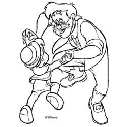 Disegno da colorare: Pinocchio (Film di Animazione) #132273 - Pagine da Colorare Stampabili Gratuite