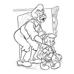 Disegno da colorare: Pinocchio (Film di Animazione) #132287 - Pagine da Colorare Stampabili Gratuite