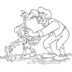 Disegno da colorare: Pinocchio (Film di Animazione) #132289 - Pagine da Colorare Stampabili Gratuite