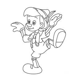 Disegno da colorare: Pinocchio (Film di Animazione) #132296 - Pagine da Colorare Stampabili Gratuite