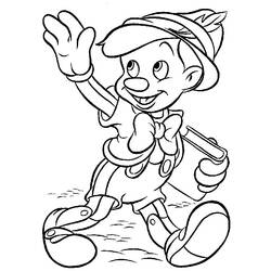 Disegno da colorare: Pinocchio (Film di Animazione) #132304 - Pagine da Colorare Stampabili Gratuite