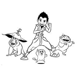 Disegni da colorare: Raya e the Last Dragon - Pagine da Colorare Stampabili Gratuite