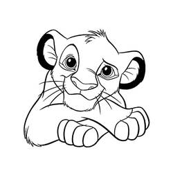 Disegni da colorare: Simba - Pagine da Colorare Stampabili Gratuite